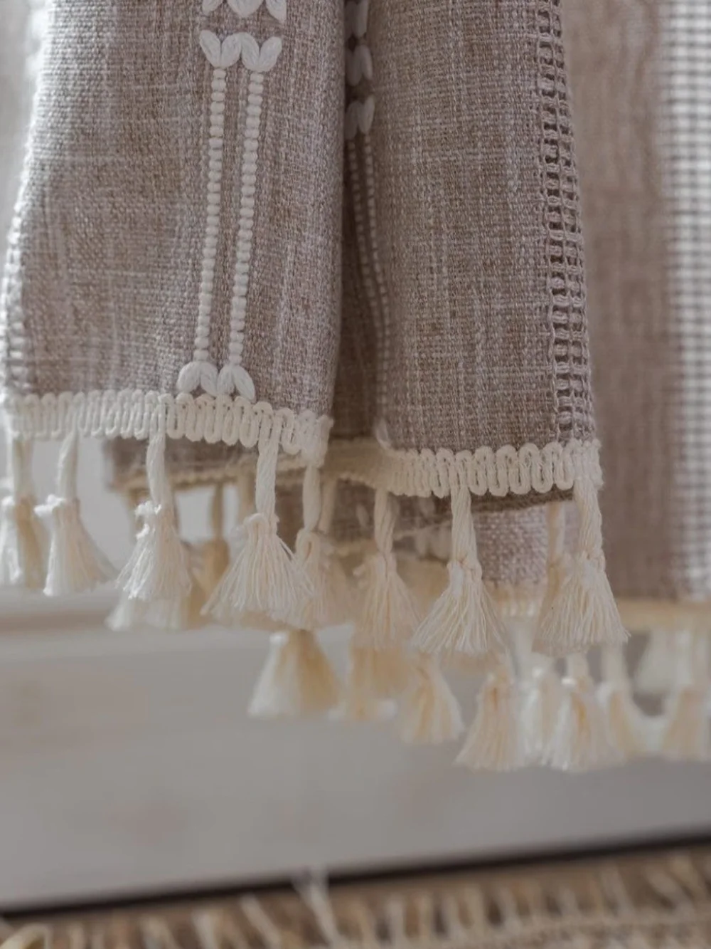 Sheer Linen Window Curtain Panels - 52